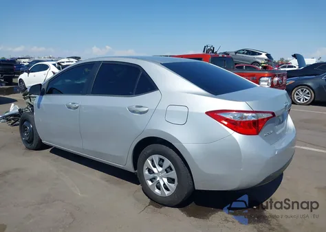 2016 Toyota Corolla L from USA, damaged, VIN 5YFBURHE4GP478942